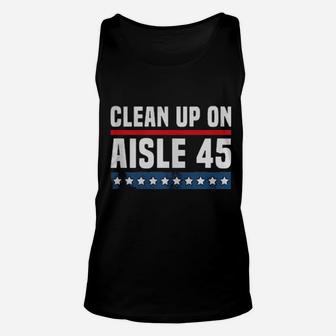 Clean Up On Alise 45 Unisex Tank Top - Monsterry