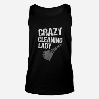 Cleaning Lady Housekeeping Unisex Tank Top | Crazezy