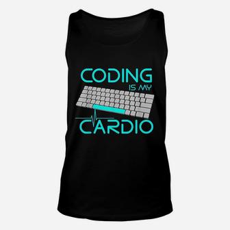 Coding Is My Cardio Unisex Tank Top | Crazezy