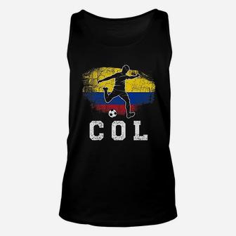 Colombia Soccer Colombian Soccer Fan Unisex Tank Top - Thegiftio UK