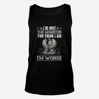 Combat Medic I Am Not The Monster You Think I Am Unisex Tank Top - Thegiftio