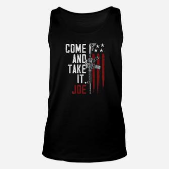 Come And Take It Joe Unisex Tank Top | Crazezy UK