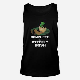 Complete And Otterly Irish Happy St Patricks Day Unisex Tank Top - Monsterry
