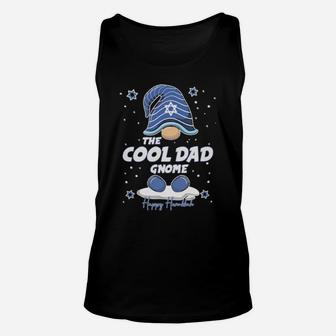 Cool Dad Gnome Hanukkah Family Matching Unisex Tank Top - Monsterry