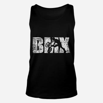 Cool Distressed Bmx For Bmx Riders Unisex Tank Top | Crazezy