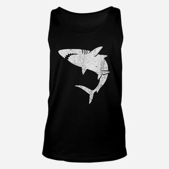 Cool Shark Graphic Great White Shark Family Gift Unisex Tank Top | Crazezy AU