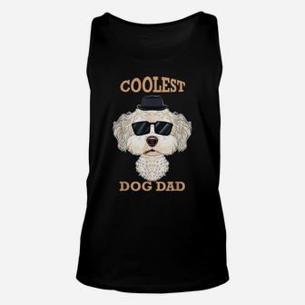 Coolest Dog Dad I Bichon Frise Dad I Bichon Frise Unisex Tank Top | Crazezy