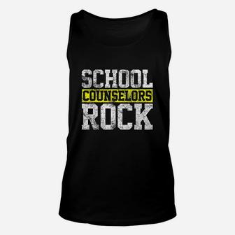 Counselor Back To School Unisex Tank Top | Crazezy