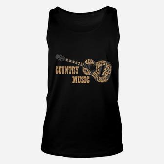 Country Music Unisex Tank Top | Crazezy
