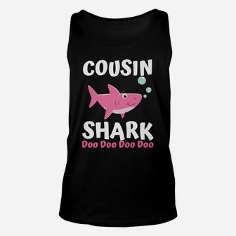 Cousin Shark Doo Doo Shirt Matching Family Shark Shirts Set Unisex Tank Top | Crazezy