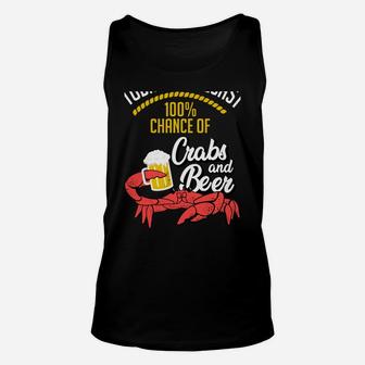 Crabs And Beer Chesapeake Blue Crab Shirt Crabbing Men Women Unisex Tank Top | Crazezy UK