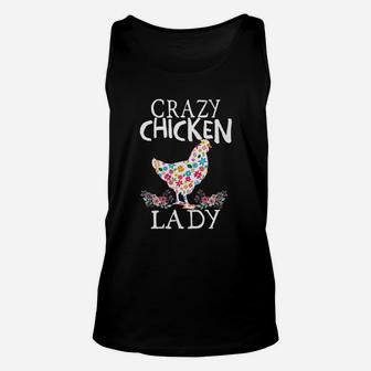 Crazy Chicken Lady Unisex Tank Top - Thegiftio UK