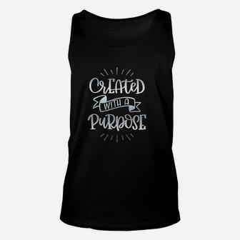 Created With A Purpose Unisex Tank Top | Crazezy CA