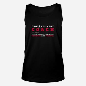 Cross Country Coach Sports Coaching Definition Gift Unisex Tank Top | Crazezy