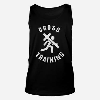 Cross Training Easter Day Christian Unisex Tank Top | Crazezy AU