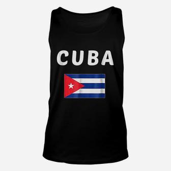 Cuba Cuban Flag Souvenir Gift Cubanos Unisex Tank Top | Crazezy