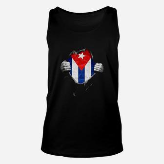 Cuba Flag Proud Cuban Unisex Tank Top | Crazezy CA