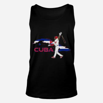 Cuban Roots Culture National Flag Love Havana Cuba Baseball Unisex Tank Top | Crazezy DE