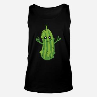 Cucumber Pickles Vegetable Love Cucumbers Unisex Tank Top | Crazezy AU