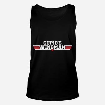 Cupids Wingman Valentines Day Romantic Love Holiday Unisex Tank Top - Thegiftio