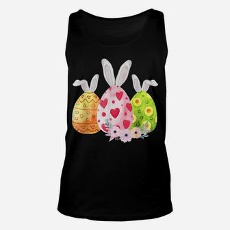 Cute Eggs Easter Day Family Matching Pajama Egg Hunting Unisex Tank Top | Crazezy CA