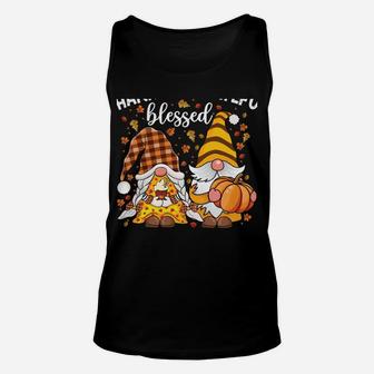 Cute Gnomes Couple With Pumpkin Spice Fall Yall Autumn Gnome Unisex Tank Top | Crazezy