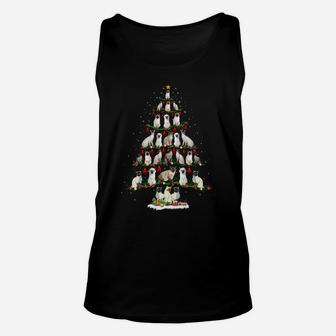 Cute Siamese Cats Tree Merry Christmas Cat Lover Gift Unisex Tank Top | Crazezy UK
