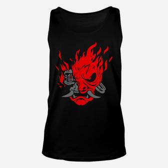 Cyberpunk 2077 - Samurai Demon Unisex Tank Top - Thegiftio