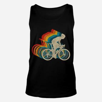 Cycling Vintage Retro Road Bike Racing Cyclist Gift Unisex Tank Top | Crazezy