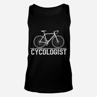 Cycologist Bike Cycling T-Shirt Bicycle Cyclist Christmas Unisex Tank Top | Crazezy