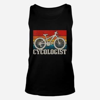 Cycologist Mountain Bike Mtb Vintage Cycling Funny Gift Unisex Tank Top | Crazezy