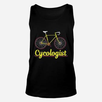 Cycologist Racing Bike Cycling Is Addictive Unisex Tank Top | Crazezy UK