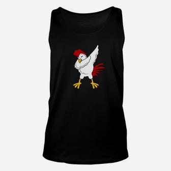 Dabbing Chicken Rooster Dab Animal Unisex Tank Top - Thegiftio
