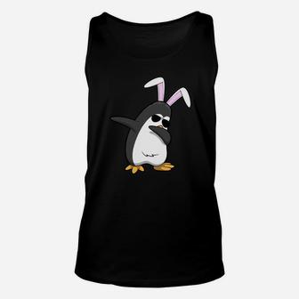 Dabbing Easter Day Bunny Penguin Dab Unisex Tank Top | Seseable UK