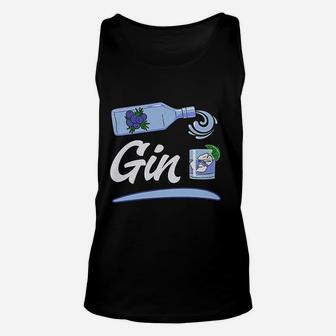 Dad And Baby Matching Funny Gin And Milk Unisex Tank Top - Thegiftio UK