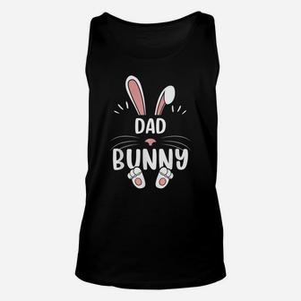 Dad Bunny Funny Matching Easter Bunny Egg Hunting Unisex Tank Top | Crazezy AU