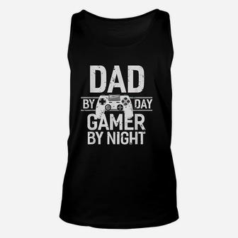 Dad By Day Soon To Be Dad Husband Unisex Tank Top - Thegiftio UK