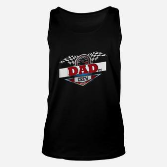 Dad Pit Crew For Car Racing Party Matching Costume Unisex Tank Top - Thegiftio UK