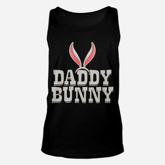 Daddy Bunny |Funny Saying & Cute Family Matching Easter Gift Unisex Tank Top | Crazezy UK