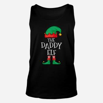 Daddy Elf Family Christmas Daddy Dad Father Elf Sweater Men Unisex Tank Top | Crazezy AU