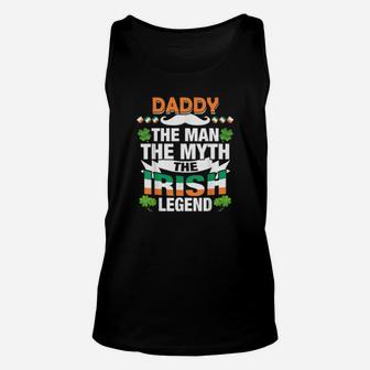 Daddy The Man The Myth The Irish Patrick's Day Shirt Unisex Tank Top - Monsterry