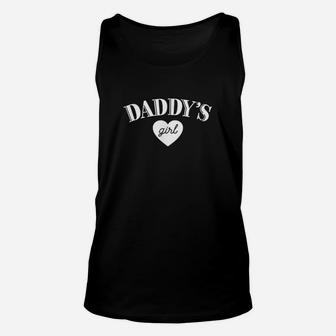 Daddys Girl Cute Daughter Love Dad Gift Unisex Tank Top | Crazezy UK