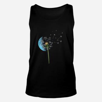 Dandelion Moon Lover Unisex Tank Top | Crazezy
