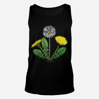 Dandelion Tshirt Summer Flower Shirt Love Plants Gardening Unisex Tank Top | Crazezy