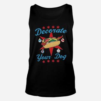 Decorate Your Dog Ugly Xmas Unisex Tank Top - Monsterry UK