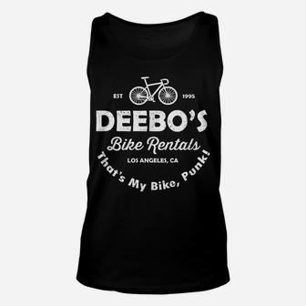 Deebo's Bike Rentals Bike Rider Funny Gift T Shirt Unisex Tank Top | Crazezy