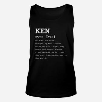 Definition Ken Unisex Tank Top - Thegiftio
