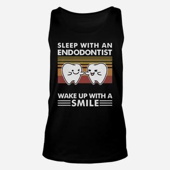 Dentist Sleep With An Endodontist Wake Up With A Smile Vintage Unisex Tank Top - Monsterry