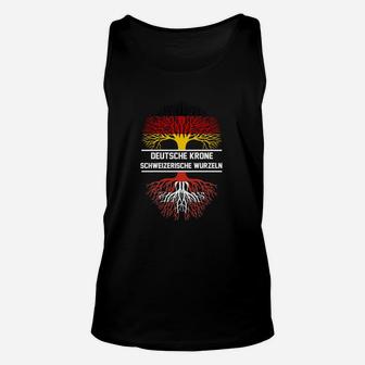 Deutsche Kroneschweizerische Wurzeln TankTop - Seseable