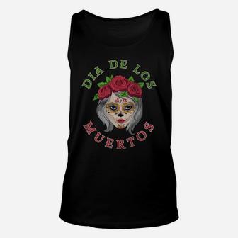 Dia De Los Muertos | Day Of The Dead Vintage Sweatshirt Unisex Tank Top | Crazezy